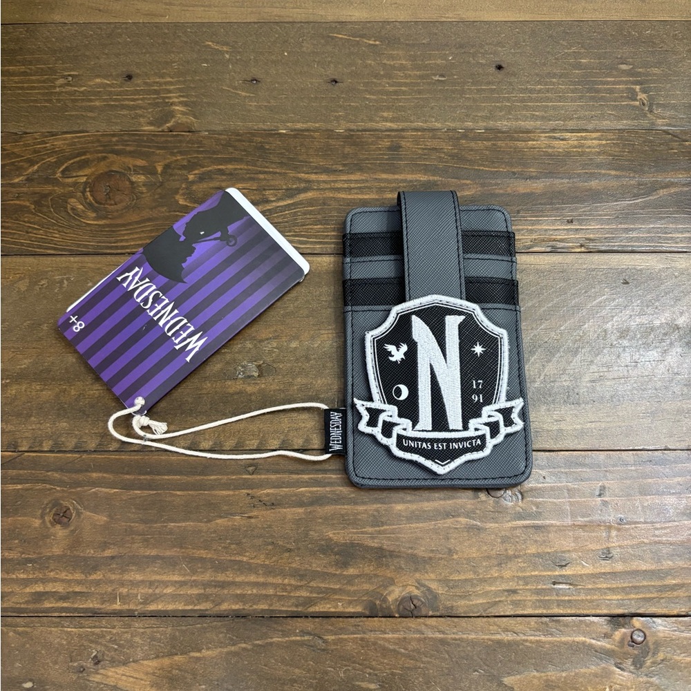 Loungefly Wednesday Addams Nevermore Cosplay Cardholder